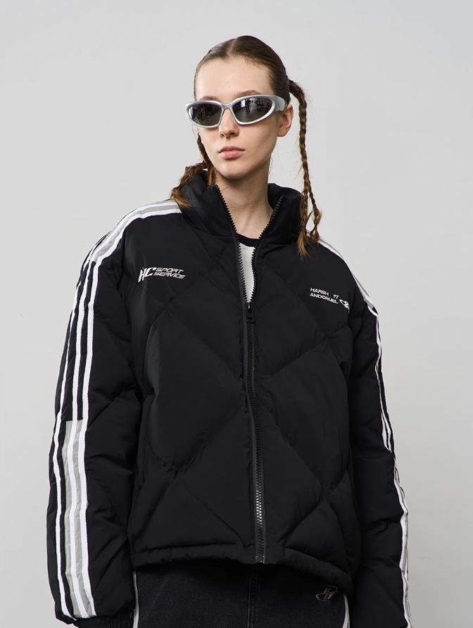 Harsh and Cruel Stitched Padded Down Jacket