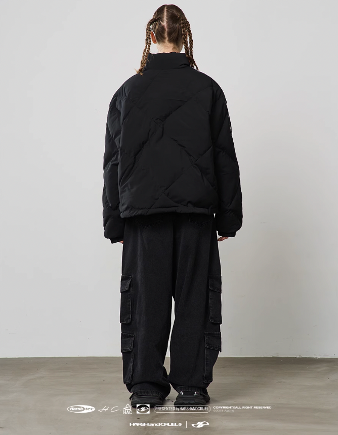 Harsh and Cruel Stitched Padded Down Jacket