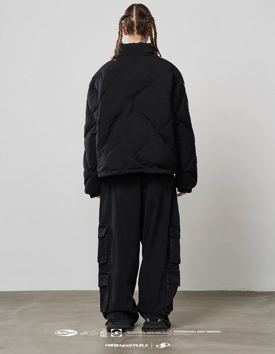 Harsh and Cruel Stitched Padded Down Jacket