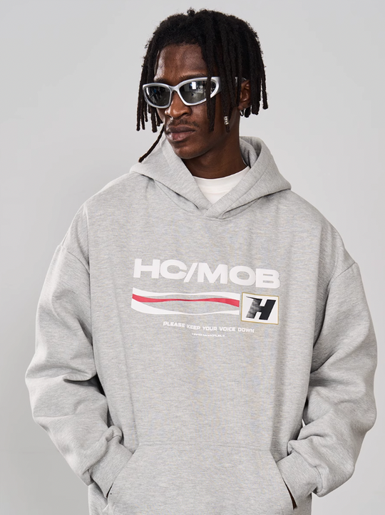 Harsh and Cruel Foam Print Wave Hoodie