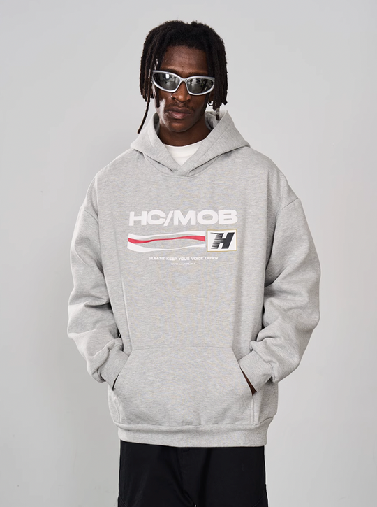 Harsh and Cruel Foam Print Wave Hoodie