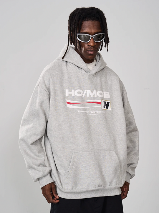 Harsh and Cruel Foam Print Wave Hoodie