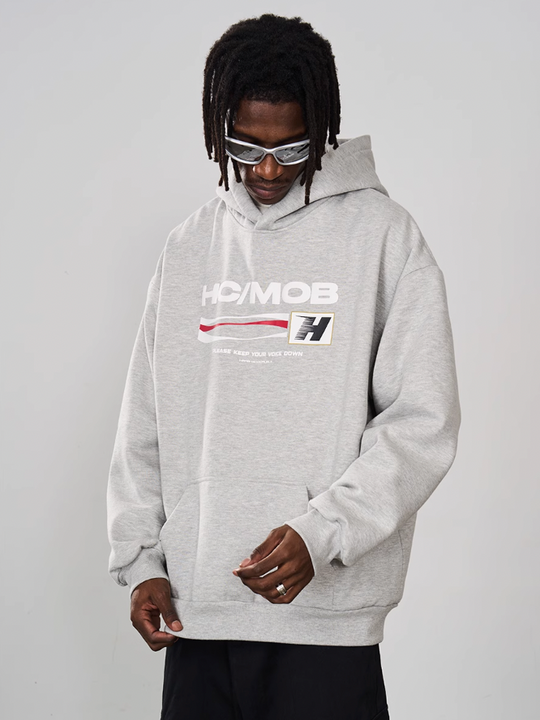 Harsh and Cruel Foam Print Wave Hoodie