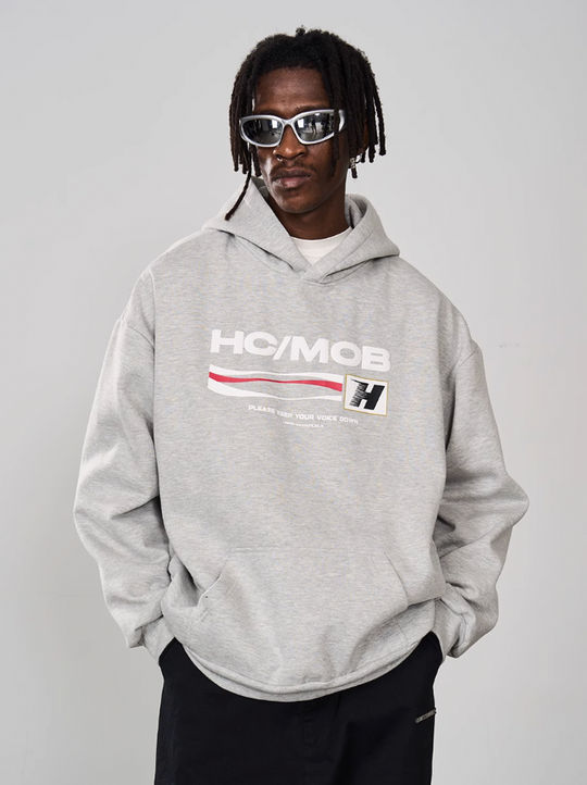 Harsh and Cruel Foam Print Wave Hoodie