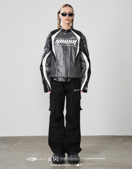 Harsh and Cruel Multi Pocket Pleated Loose Cargos