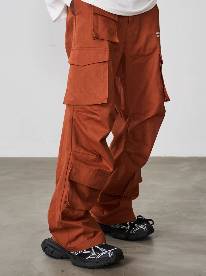 Harsh and Cruel Multi Pocket Pleated Loose Cargos