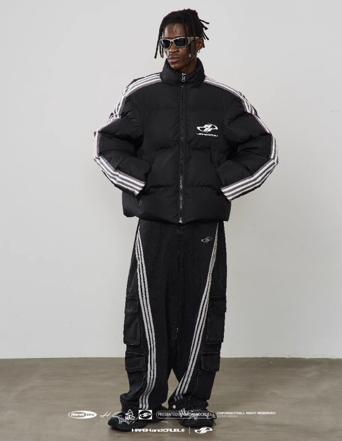 Harsh and Cruel Functional Pocket Loose Denim