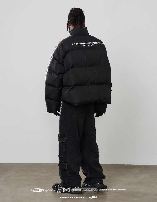 Harsh and Cruel Functional Pocket Loose Denim