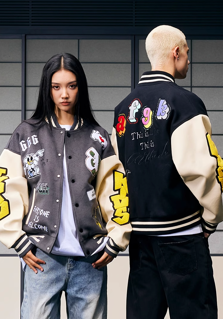 AFGK 6th Anniversary Edition Graffiti Varsity Jacket