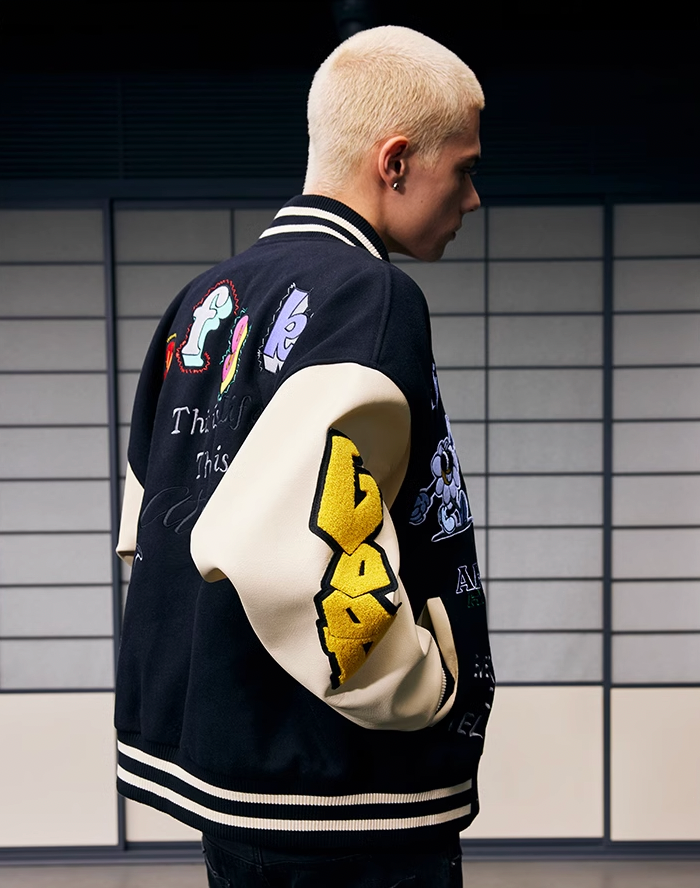 AFGK 6th Anniversary Edition Graffiti Varsity Jacket