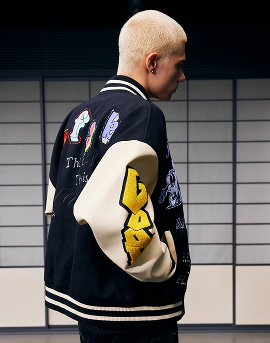 AFGK 6th Anniversary Edition Graffiti Varsity Jacket