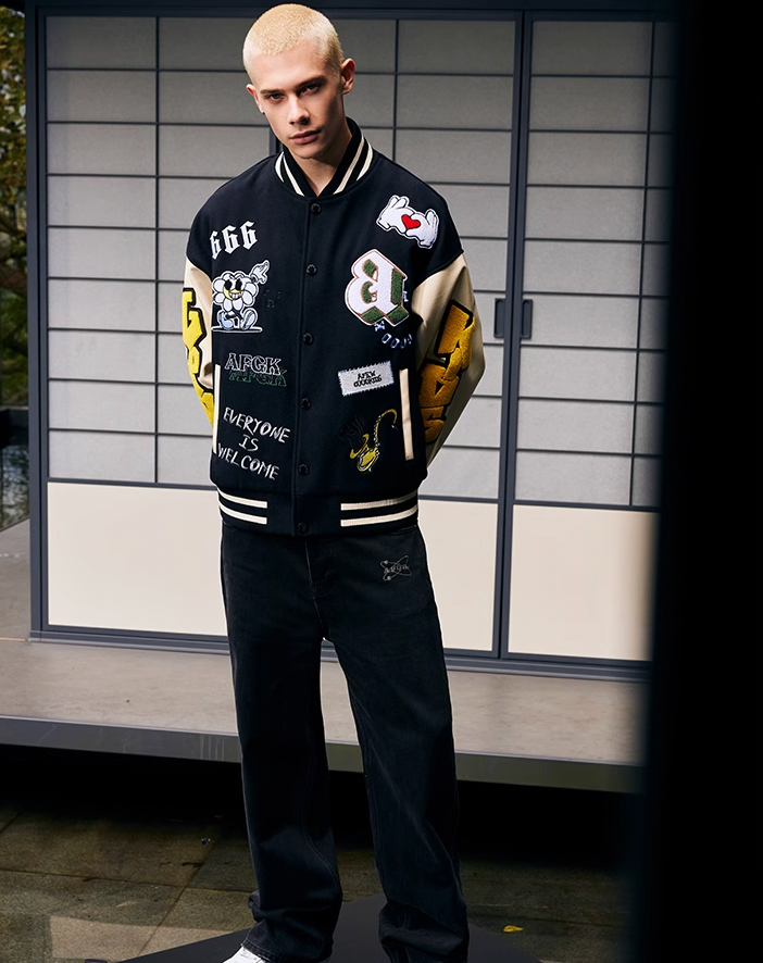 AFGK 6th Anniversary Edition Graffiti Varsity Jacket