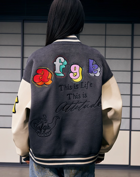AFGK 6th Anniversary Edition Graffiti Varsity Jacket