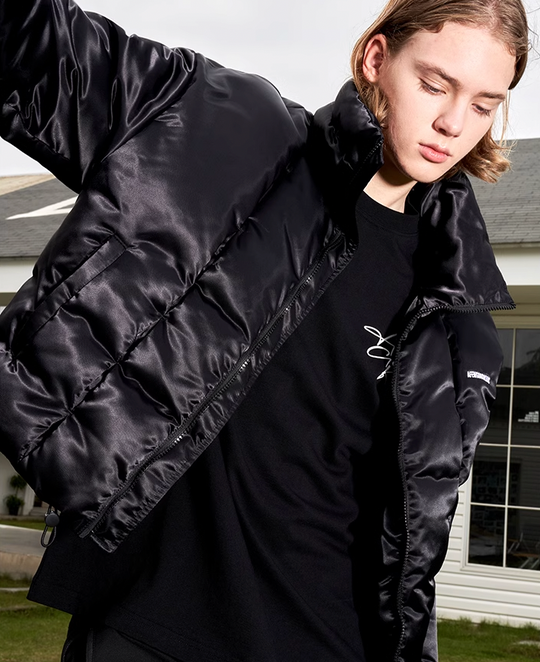 AFGK Glossy Logo Patch Embroidery Jacket