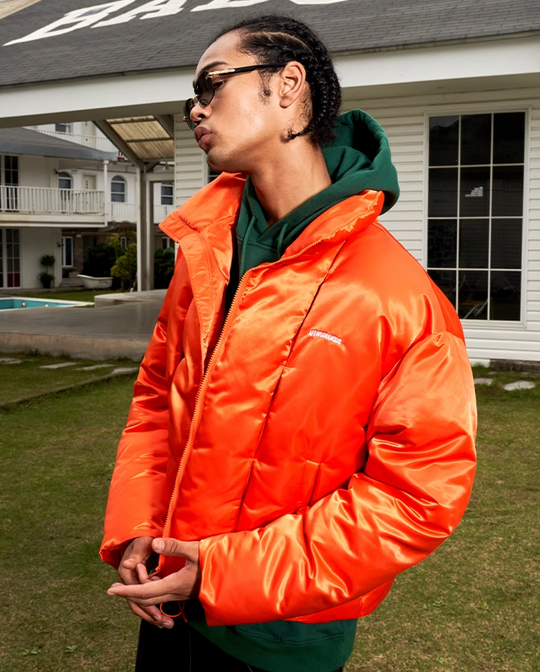 AFGK Glossy Logo Patch Embroidery Jacket