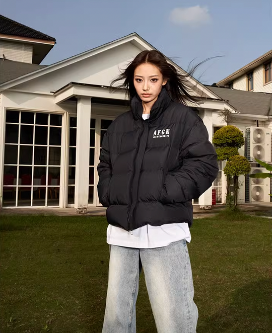 AFGK Dragon Logo Puffer Jacket