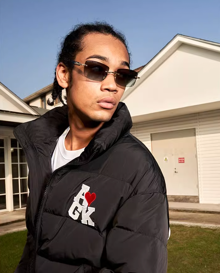 AFGK Heart Logo Puffer Jacket