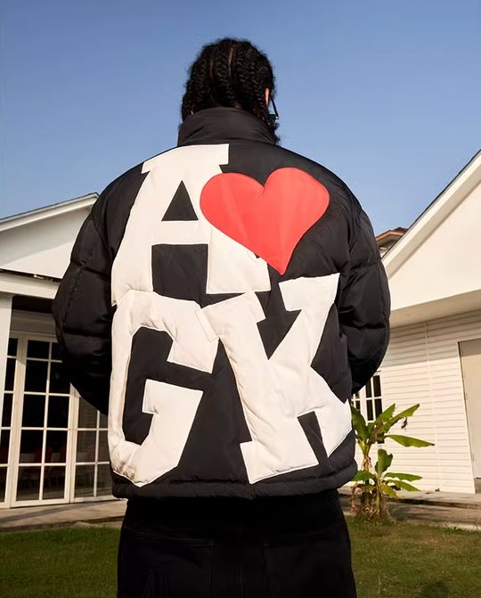 AFGK Heart Logo Puffer Jacket