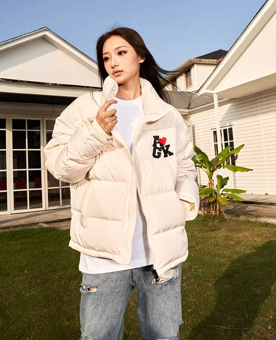 AFGK Heart Logo Puffer Jacket