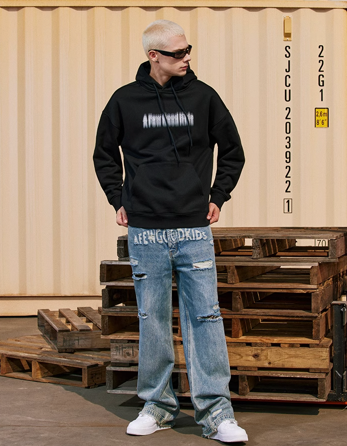 AFGK Phantom Logo Print Hoodie