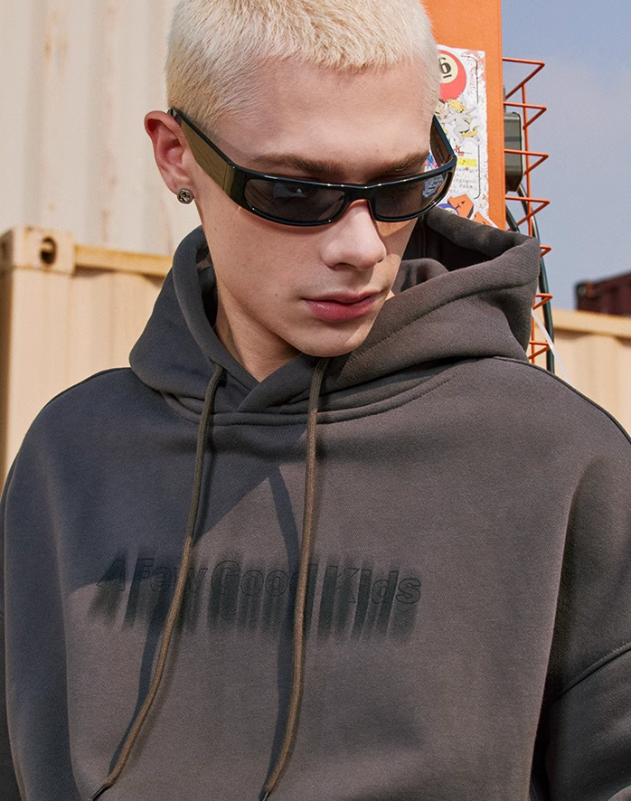 AFGK Phantom Logo Print Hoodie