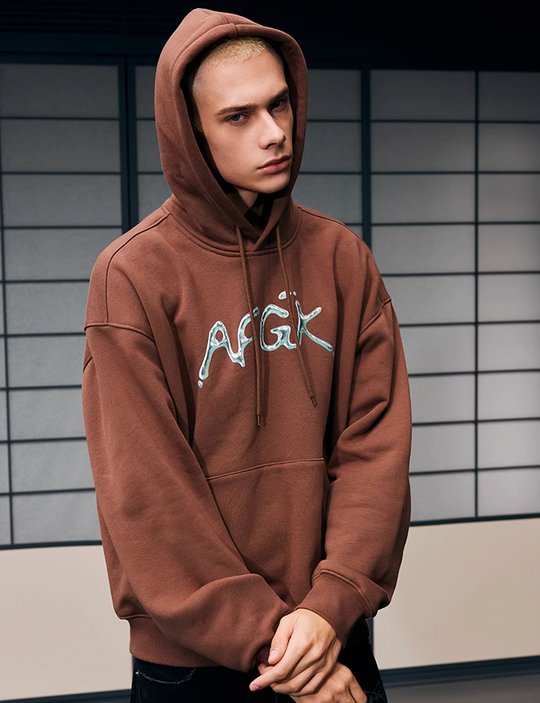 AFGK Liquid Metal Printed Hoodie