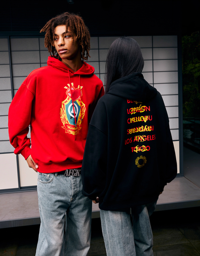 AFGK Worldwide Print Hoodie