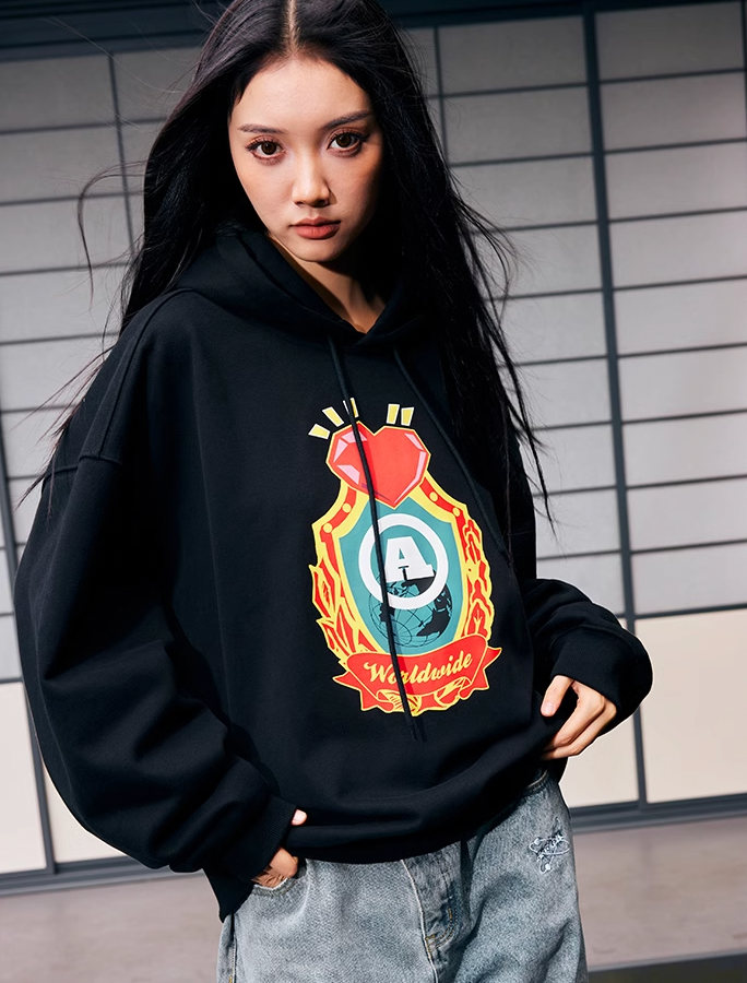 AFGK Worldwide Print Hoodie