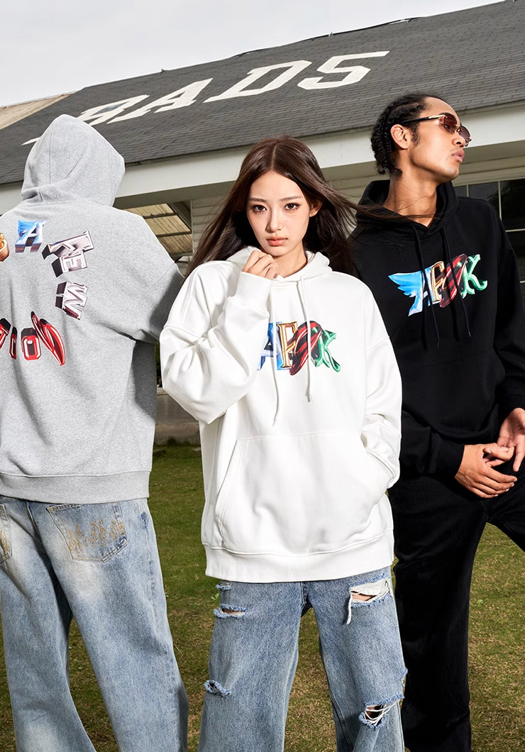 AFGK Flying Wings 3D Logo Hoodie