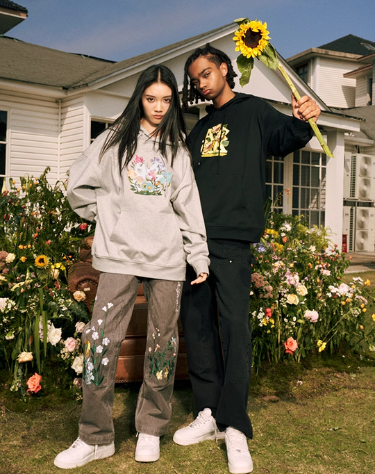 AFGK Flower 3D Logo Hoodie