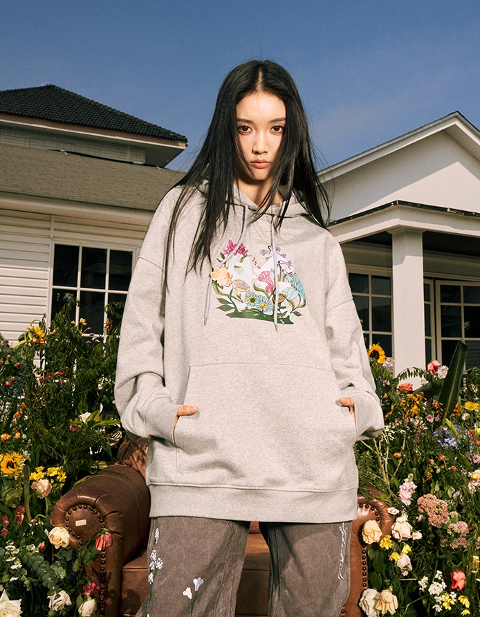 AFGK Flower 3D Logo Hoodie