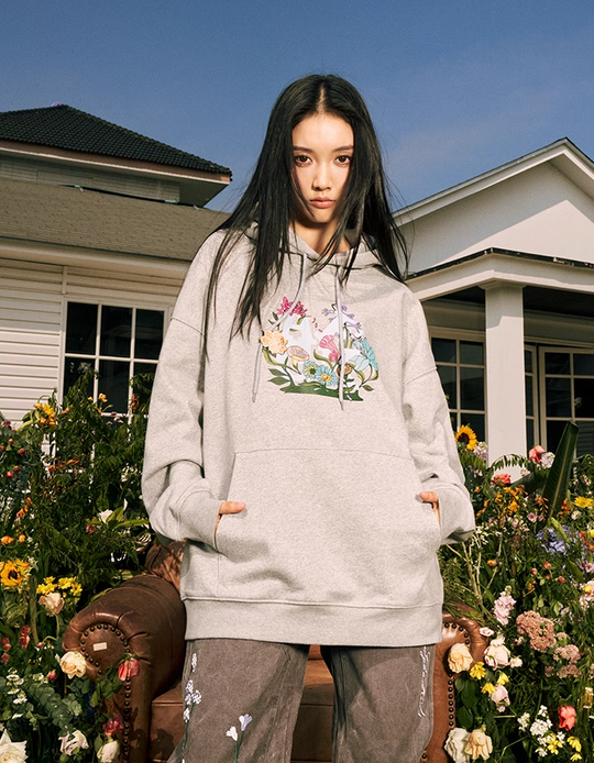 AFGK Flower 3D Logo Hoodie