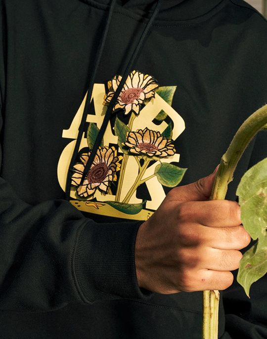 AFGK Flower 3D Logo Hoodie