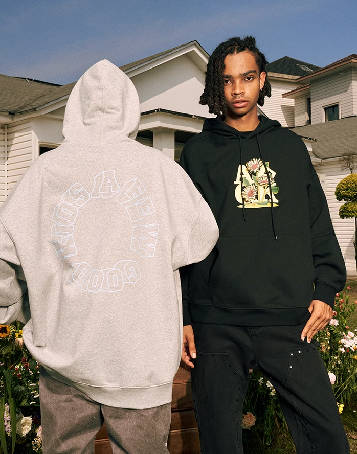 AFGK Flower 3D Logo Hoodie