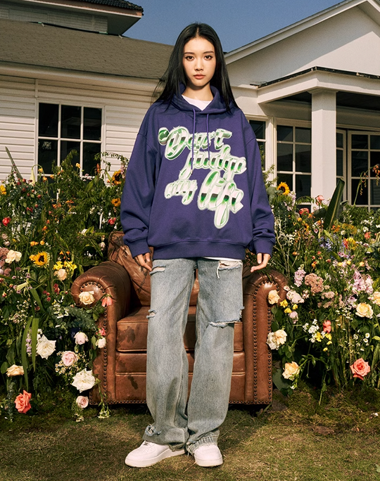 AFGK Shiny Wine Glasses Logo Hoodie