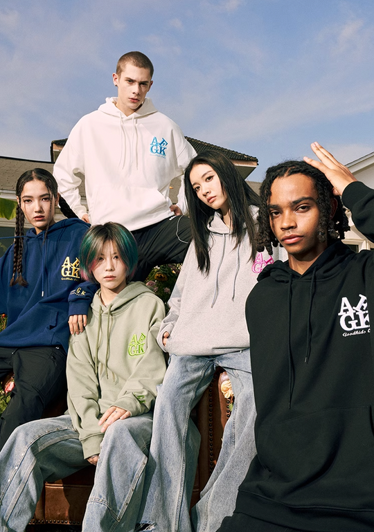 AFGK Basic Embroidery Logo Hoodie