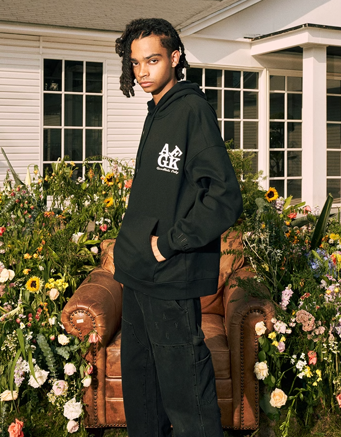 AFGK Basic Embroidery Logo Hoodie