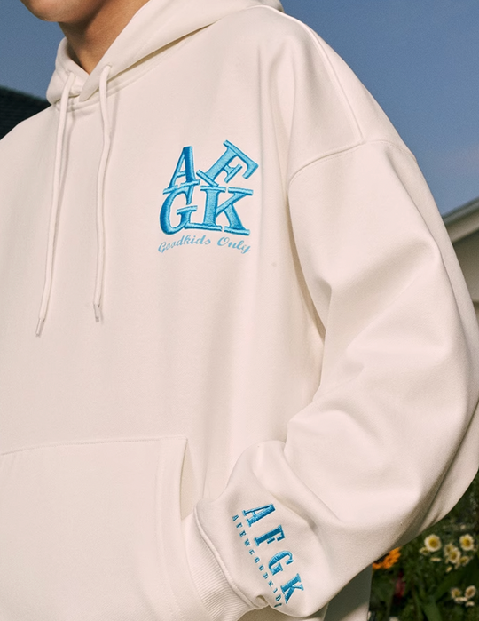 AFGK Basic Embroidery Logo Hoodie