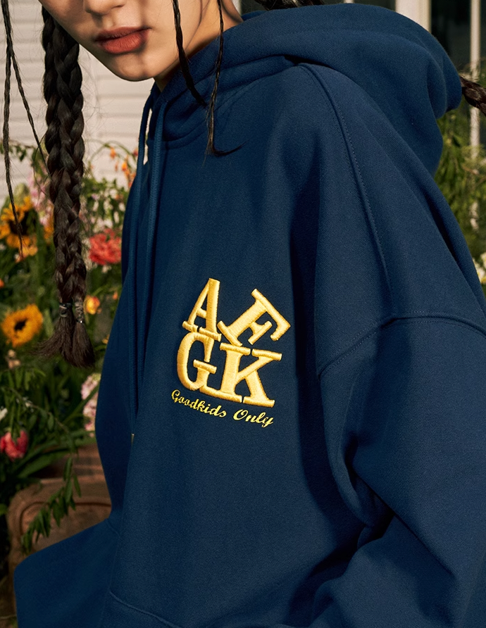 AFGK Basic Embroidery Logo Hoodie