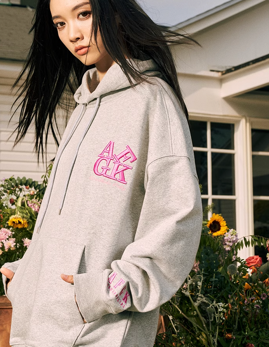 AFGK Basic Embroidery Logo Hoodie