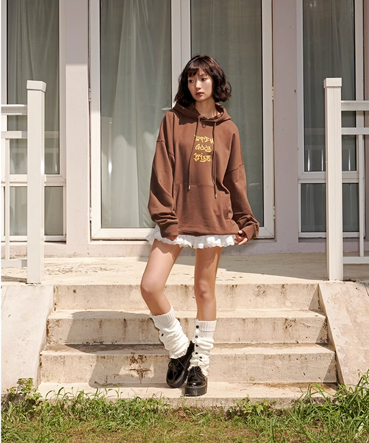 AFGK Graffiti Print Hoodie