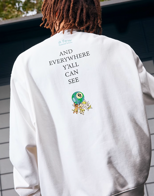 AFGK Parade Letter Print Sweatshirt