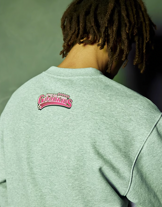 AFGK Angel Embroidery Printed Logo Sweatshirt