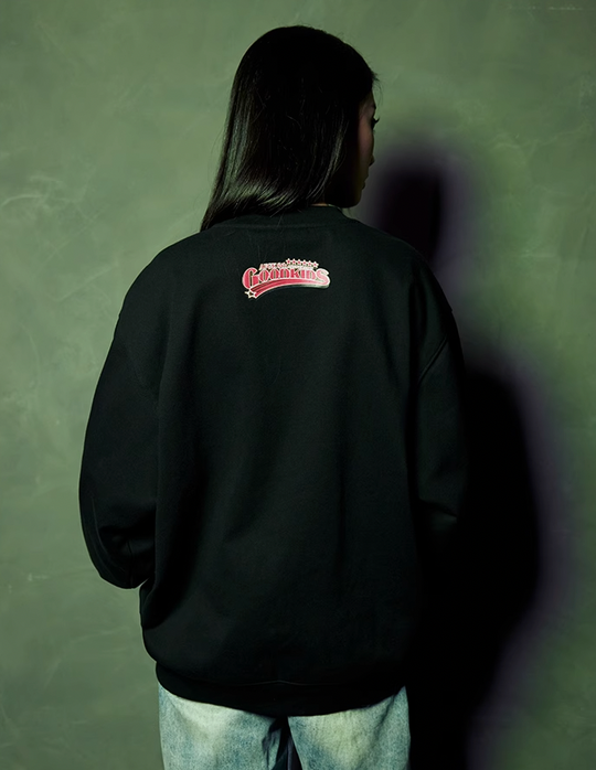 AFGK Angel Embroidery Printed Logo Sweatshirt