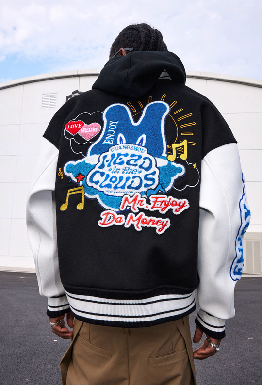 MEDM 88rising Patchwork Varsity Jacket