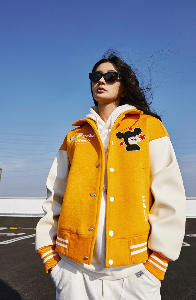 MEDM MCP Patchwork Varsity Jacket