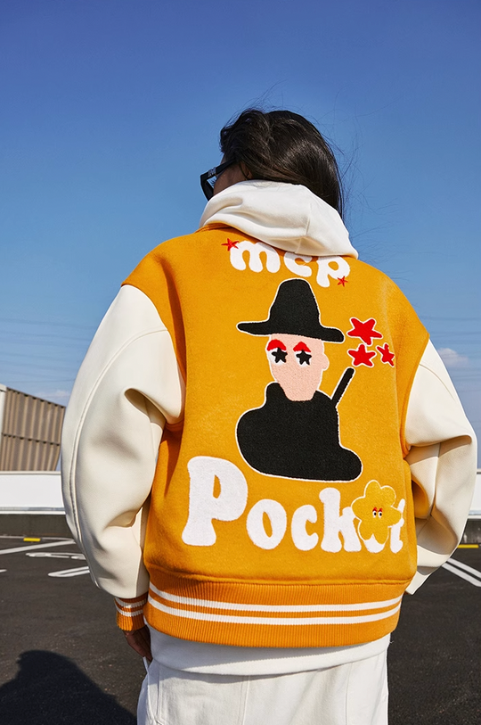 MEDM MCP Patchwork Varsity Jacket