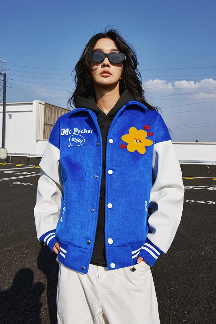 MEDM MCP Patchwork Varsity Jacket