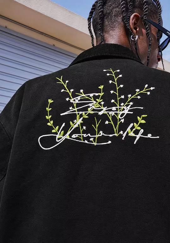 MEDM Detroit Daisy Embroidery Jacket
