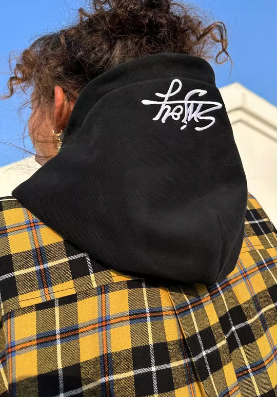 MEDM Plaid Hooded Jacket